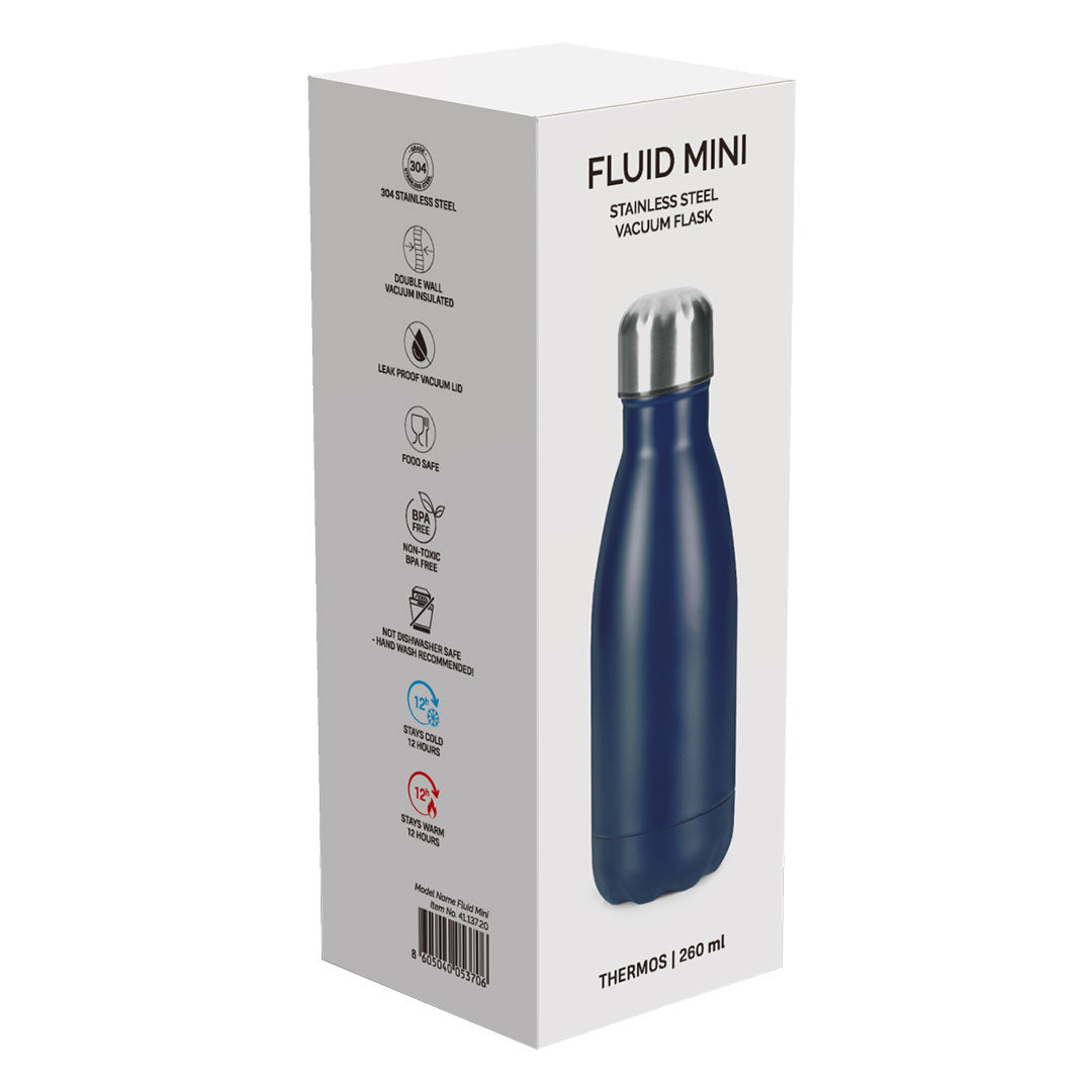 Flašica -termos FLUID MINI, plavi, 260 ml